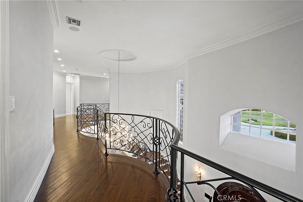 Upstairs gallery hall at 22510 La Quilla Dr, Chatsworth